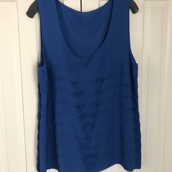 TORY BURCH SLEEVELESS SILK LAYERED TOP, NWOT - Picture 4 of 7
